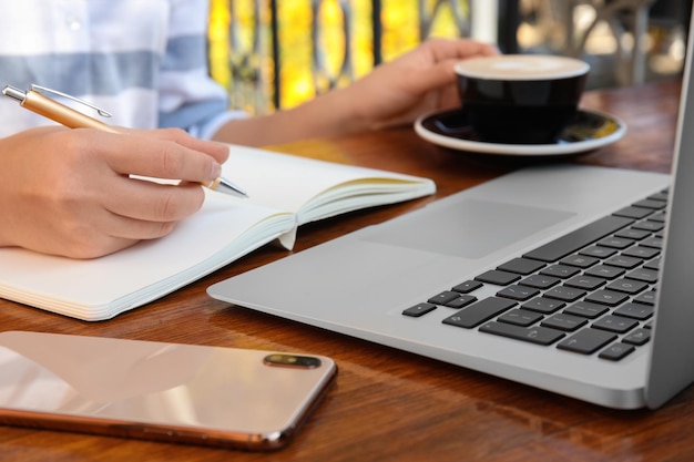 Business owner writing an About page for a website